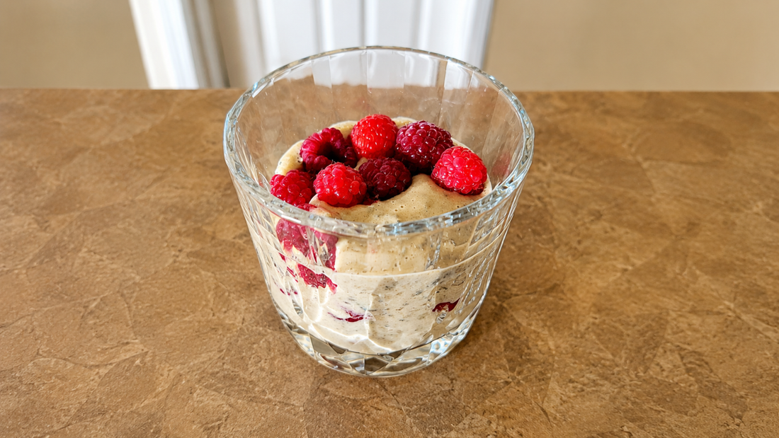 Vanilla Raspberry Chia Pudding for Kids