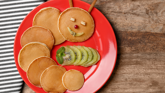 Healthy Protein Pancakes for Kids | Easy TOMI Pancake Recipe