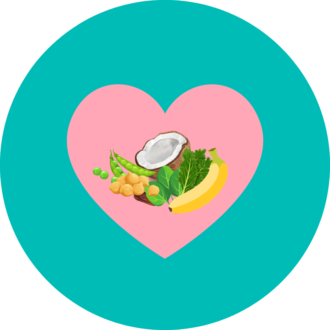 Ingredient in a heart icon